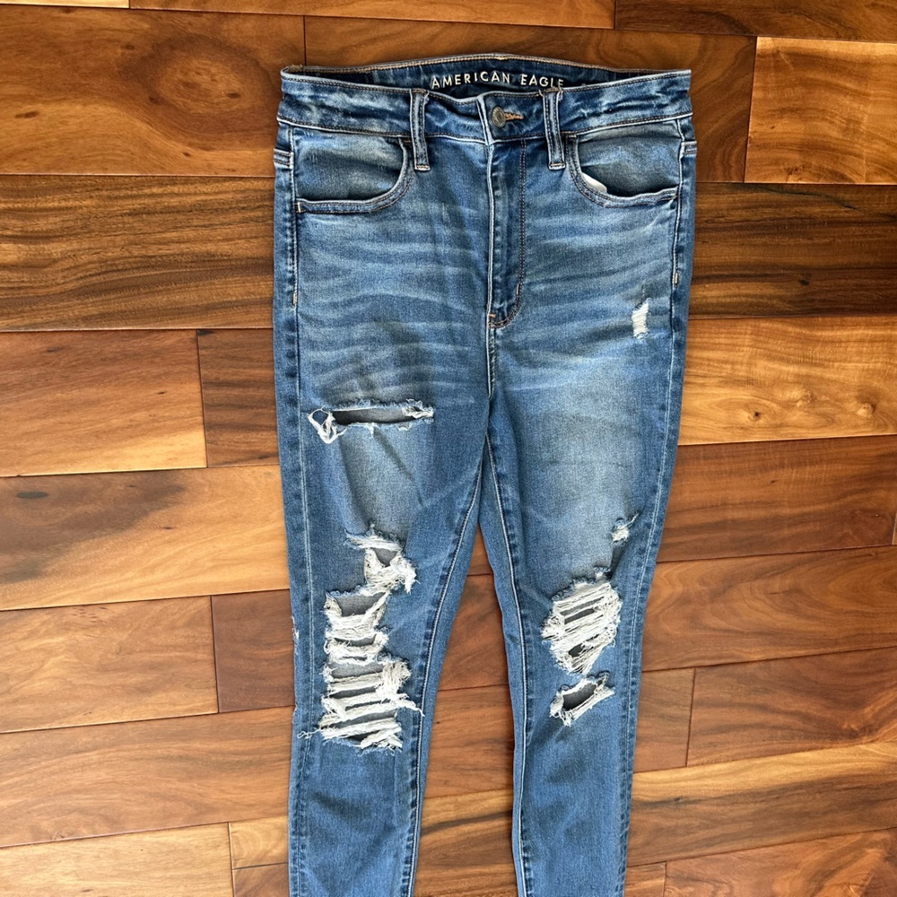 American Eagle Outfitters Super Hi-Rise Jeggings size 8 - Picture 2 of 7